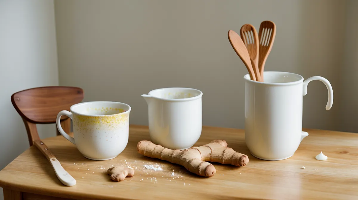 Bicarbonato y polvo de hornear para galletas caseras, los dos ingredientes clave de la receta