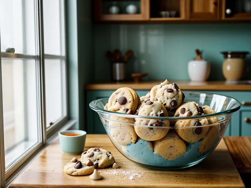 Galleta de chocolate estilo NY, de unos 170 gramos, abierta mostrando el centro suave y fundente