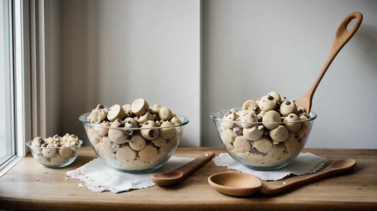 Craquelado en galletas estilo Nueva York recién horneadas, técnica de repostería casera
