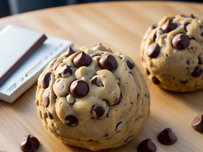 Balanza digital pesando una bola de masa de galleta de 170 gramos.
